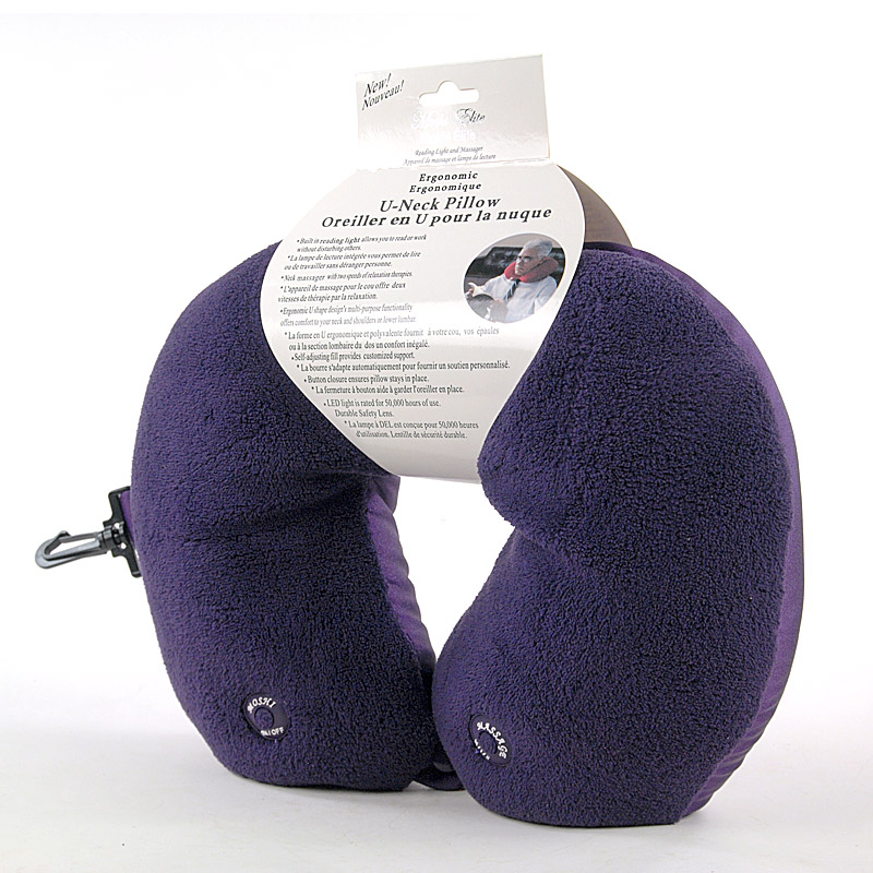 Marshalls Moshi Elite UNeck Pillow马歇尔·摩炻U型按摩颈枕旅行办公带阅读灯